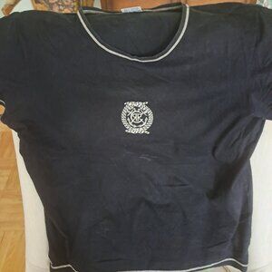# CERRUTI 1881, CREW NECK, T-SHIRT, SIZE:SMALL, 100% COTTON, IN BLACK!